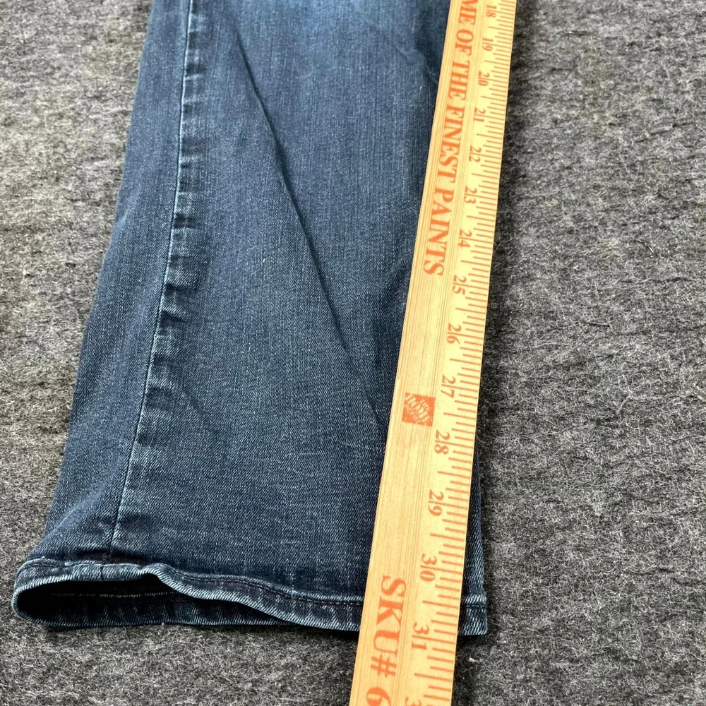 Express Hyper Stretch Classic Straight Jeans Mens 36x34 Blue Denim Dark Wash